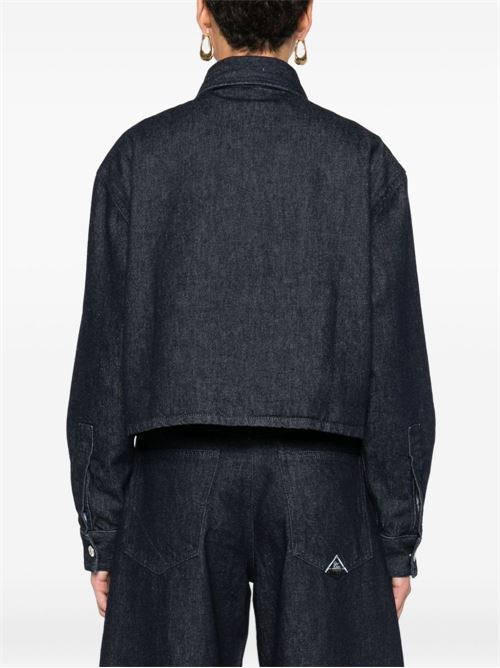 Giacca donna crop in denim ROY ROGER'S | RND90261D4020021RINSE